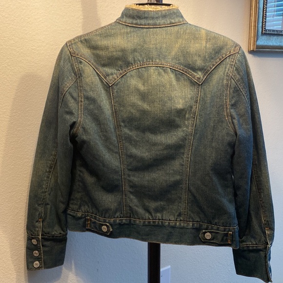 GAP DENIM SHERPA JACKET - Picture 4 of 4